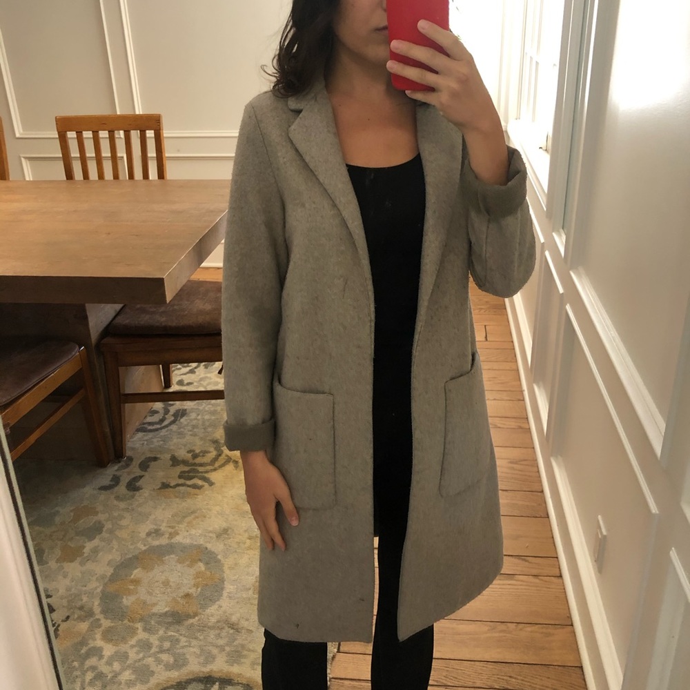 Beige Pull&Bear lightweight coat, size XS